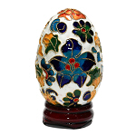 Ei L, Osterei, Deko, Cloisonne Emaille, 0470 Ei L, Osterei, Deko, Cloisonne Emaille, 0470